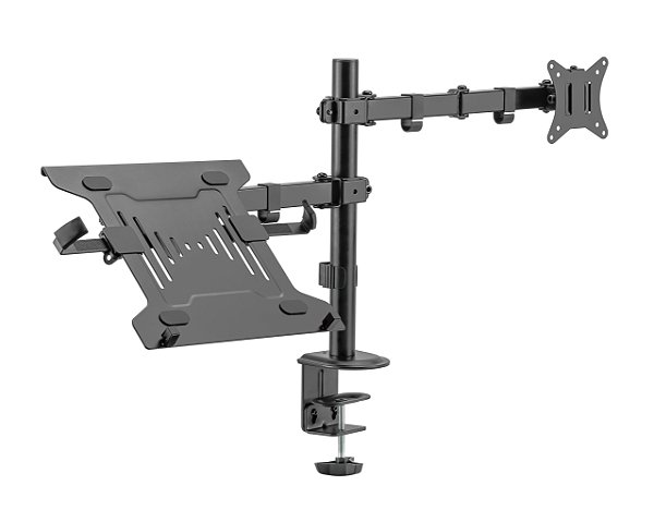 SUPORTE ESN-12 EM ACO MONITOR E NOTEBOOK, ARTICULADO EVOLUT