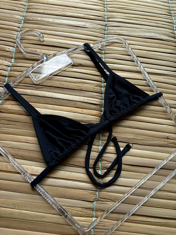 Top Biquíni Brenda Preto