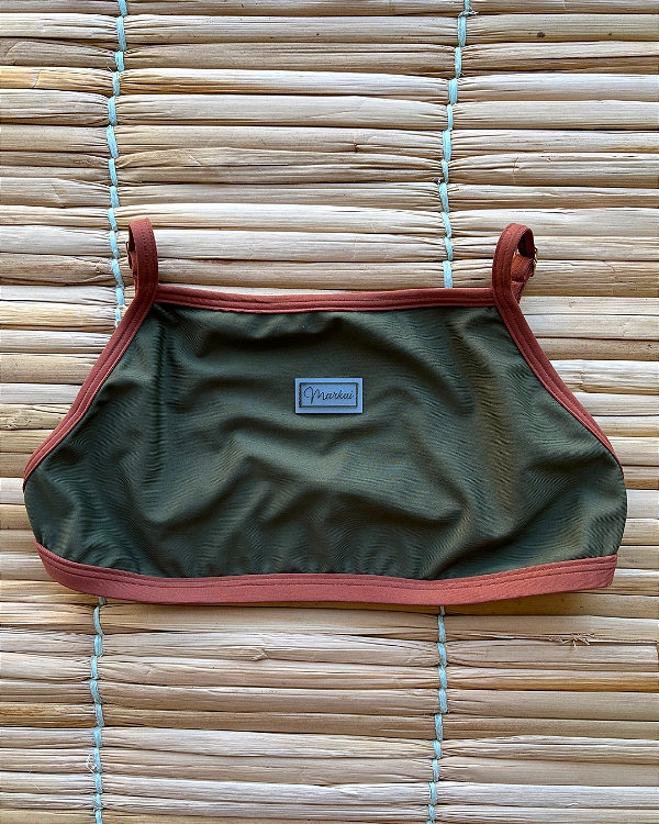 Top Jhenifer Verde Militar c/ Cappuccino