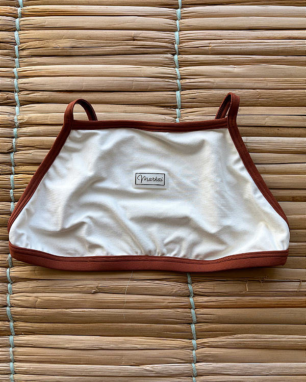 Top Jhenifer Off White c/ Cappuccino