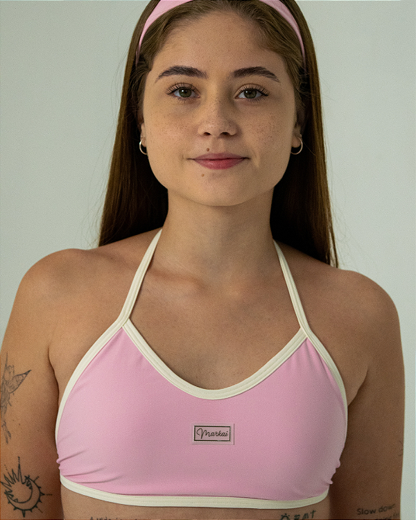 Top Luna Rosa Baby c/ Off White Candy Color