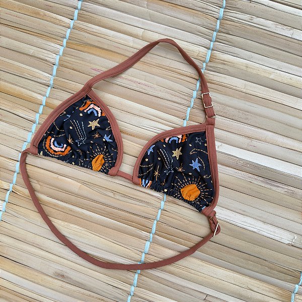 Top Cortininha Sem Amarração Meu Universo Colorido