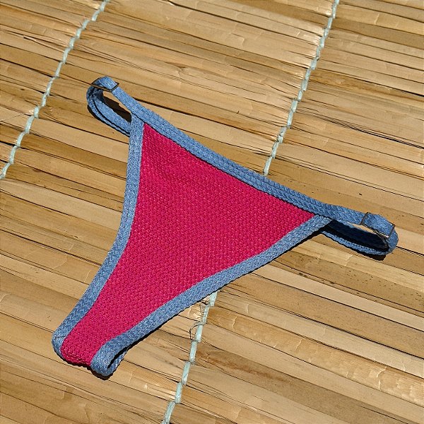 Calcinha Regulável Merliah Pink com Azul