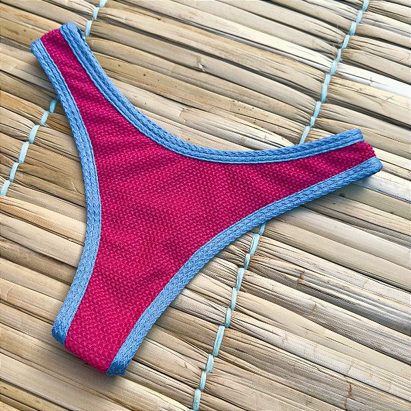 Calcinha Asa Delta Merliah Pink com Azul