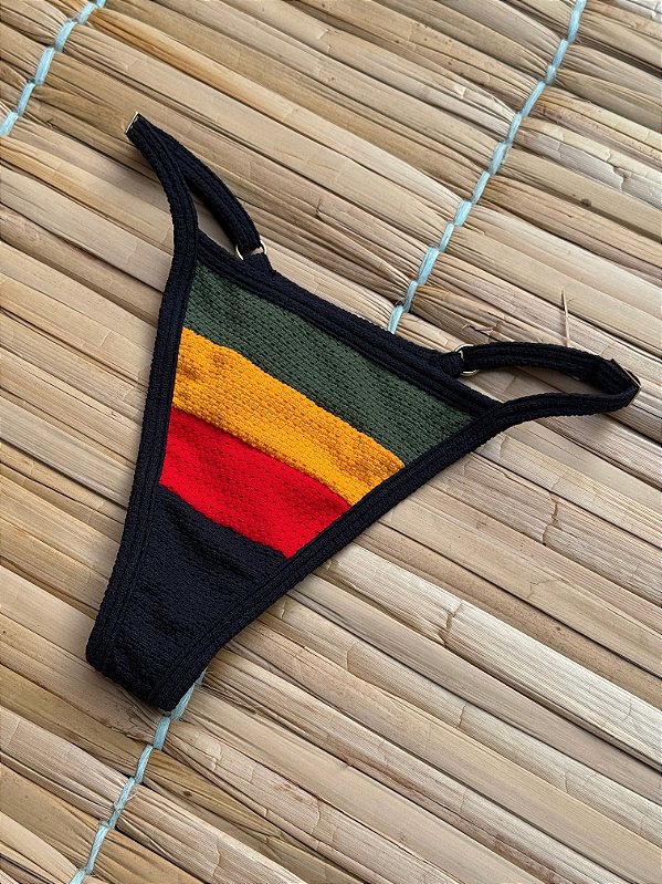 Calcinha Regulável Biquíni Reggae