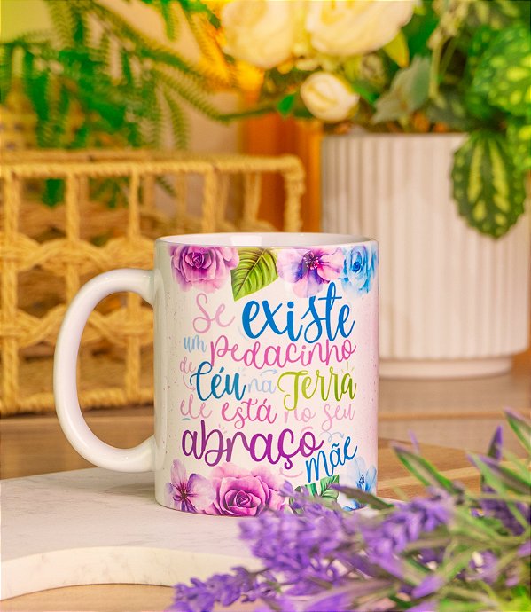 Caneca Branca - Se existisse um pedacinho do céu.