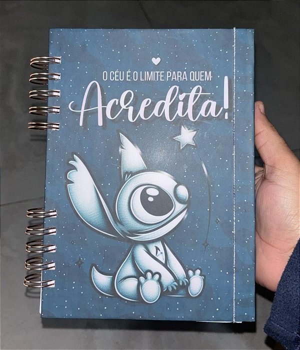 Caderno Stich Acredite!
