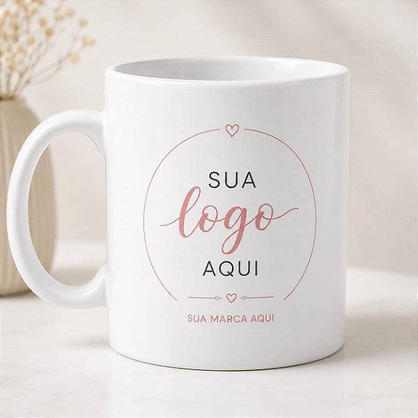 Caneca Branca - Sua Arte aqui