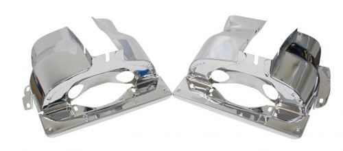 Par Capa Cilindro Motor Empi cromada motor 1600 dupla carburação