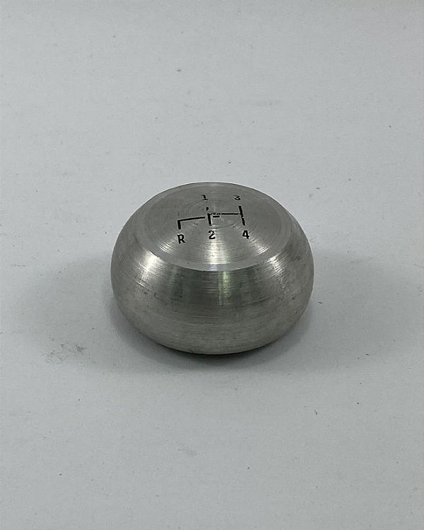 BOLA DE CAMBIO VW FUSCA/KOMBI POLIDA COM INDICAÇÃO DE MARCHA