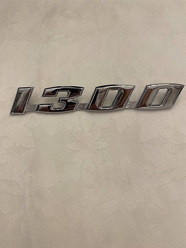 EMBLEMA 1300 FUSCA-CROMADO