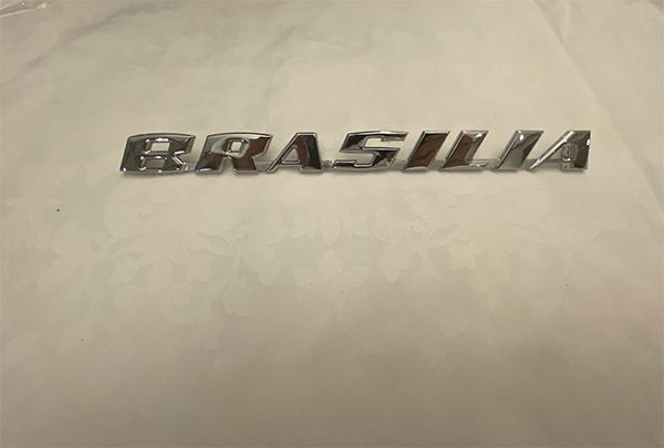 EMBLEMA BRASILIA-CROMADO