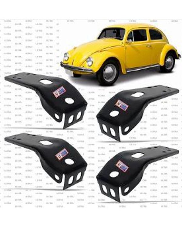 PAR DE SUPORTE PARACHOQUE  FUSCA 77/94