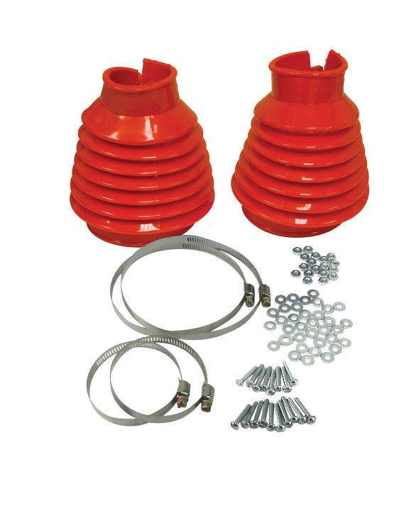 PAR DE COIFA CAMBIO DE SILICONE VERMELHA - EMPI