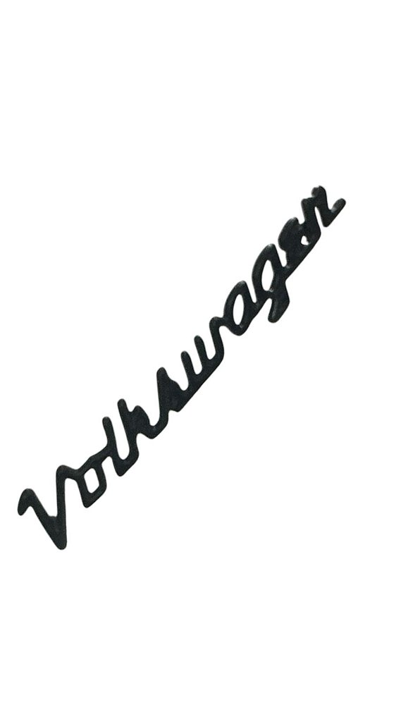 Emblema Volkswagen -Preto