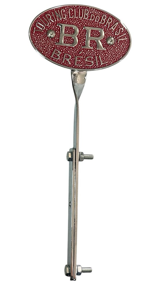 Placa BR -Vermelho