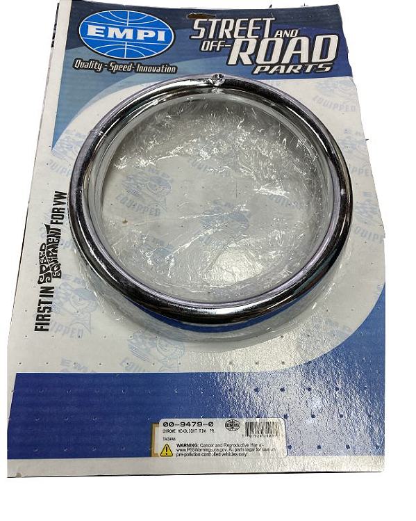 Par de Moldura farol fusca 1 furo EMPI