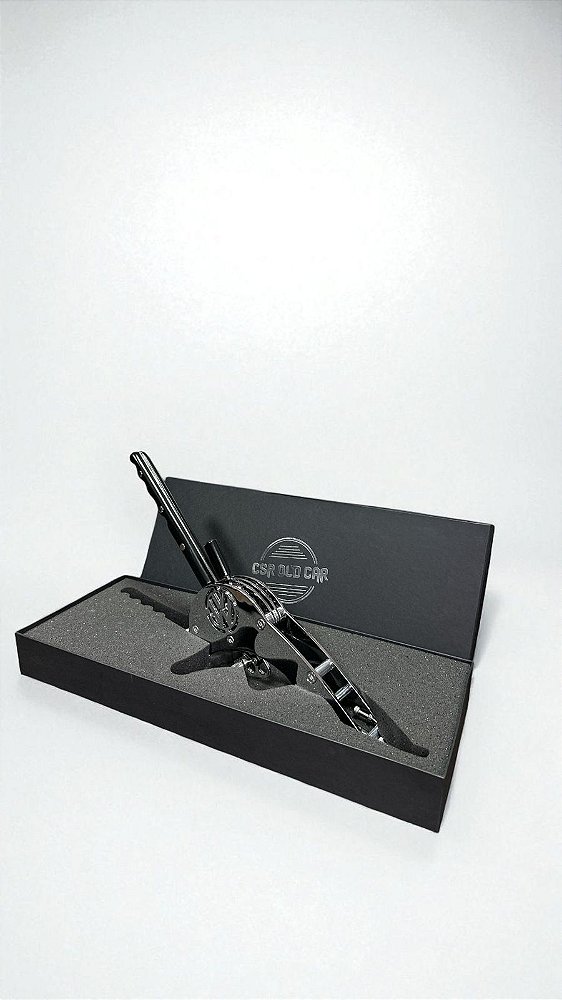 Alavanca Freio Mao All Chrome Preto A3P