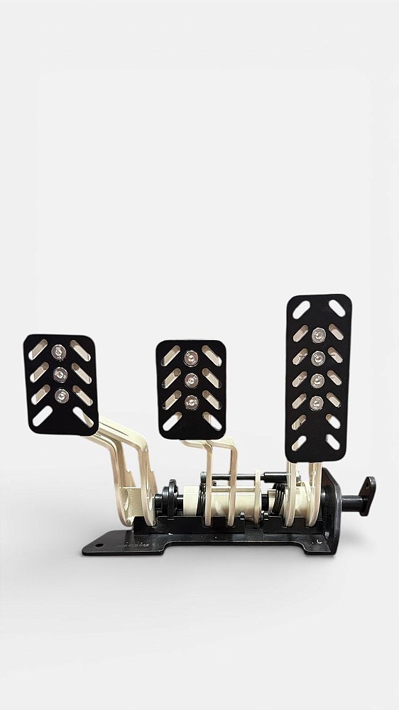 Conjunto Pedaleira VW Marfim Preto