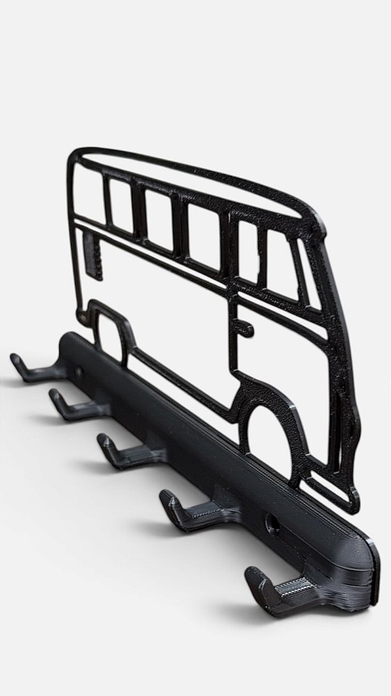 Porta Chaves Kombi - Preto