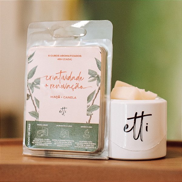 Cubo Aromático Maça e Canela 40g | 12 dias