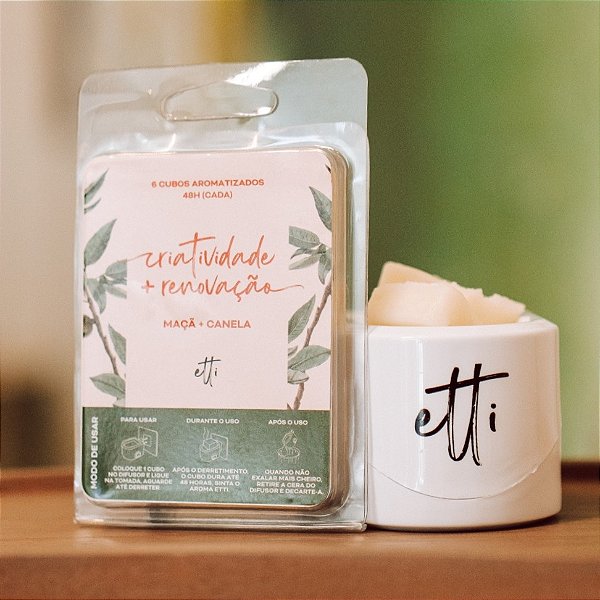 Cubo Aromático Maça e Canela 40g | 12 dias