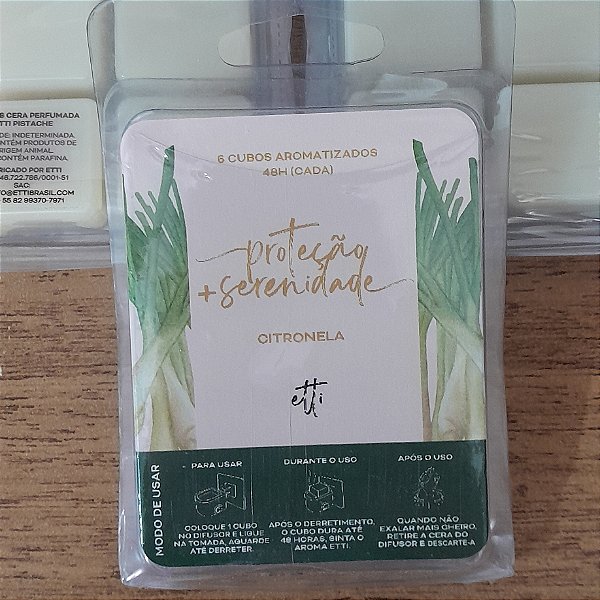 Cubo Aromático Citronela 40g | 12 dias