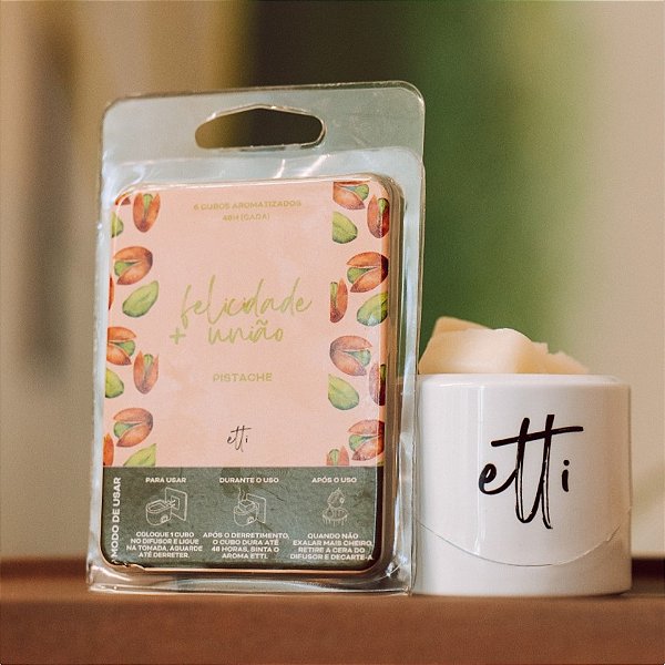 Cubo Aromático Pistache 40g | 12 dias