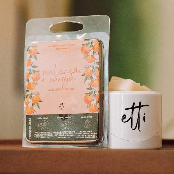 Cubo Aromático Alecrim Citrus 40g | 12 dias