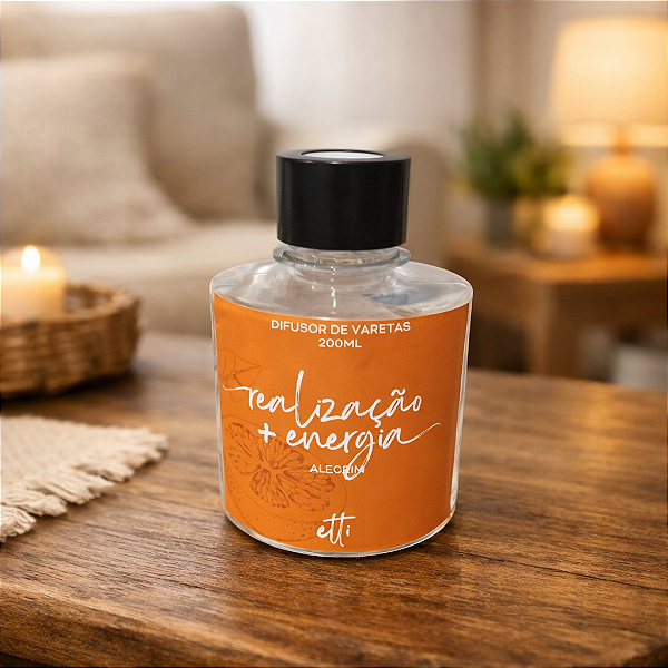 Difusor de Varetas Alecrim Citrus 200ml | 30 dias