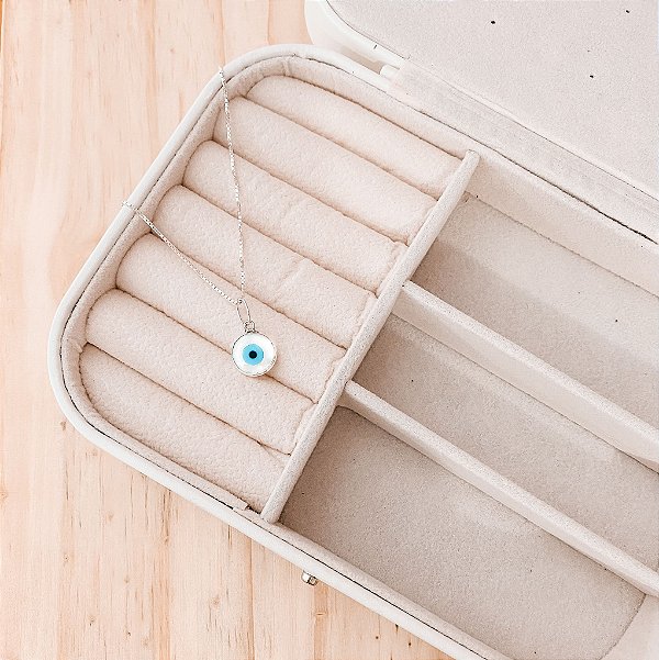 COLAR OLHO GREGO EM MADREPÉROLA