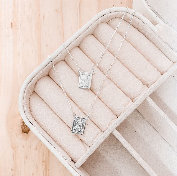 ESCAPULÁRIO NSA. SRA. DO CARMO E SAGRADO CORAÇÃO