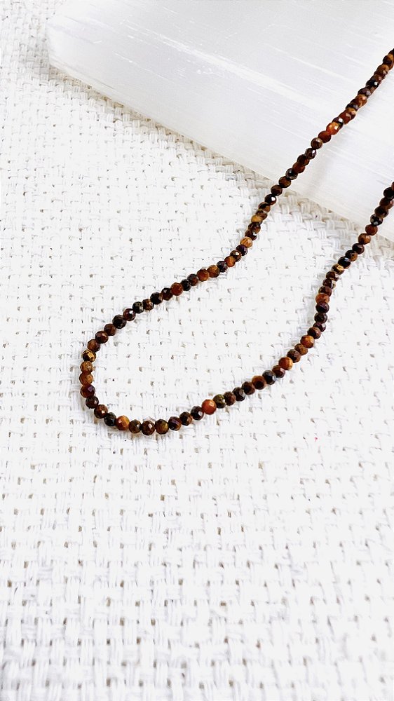 CHOCKER NATURAL - OLHO DE TIGRE