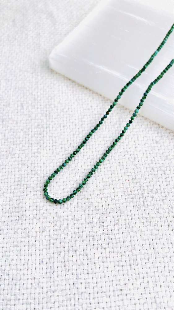CHOCKER NATURAL - MALAQUITA