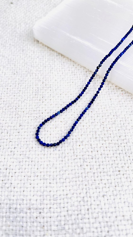CHOCKER NATURAL - LÁPIS LAZÚLI