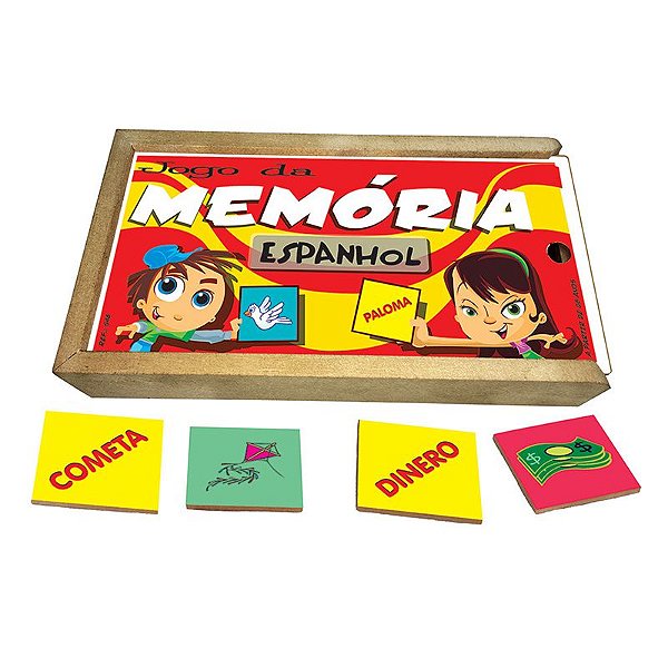 Jogo de Memória Espanhol (6 anos ou +)