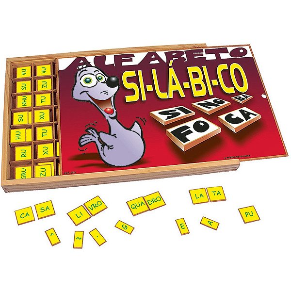Alfabeto Silábico Português - 359 peças    (5 anos ou +)