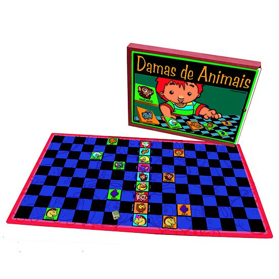 Jogo  Damas  de  Animais    (5 anos ou +)