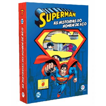 Box Cartonado com seis Livrinhos  - SUPERMAN - AS HISTÓRIAS  DO  HOMEM  DE AÇO  (18 meses / 3 anos)