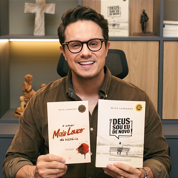 COMBO "O AMOR MAIS LOUCO DA HISTÓRIA" + "OI DEUS, SOU EU DE NOVO!"