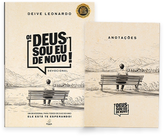 COMBO - "OI DEUS, SOU EU DE NOVO!" + "CADERNO DE ANOTAÇÕES"