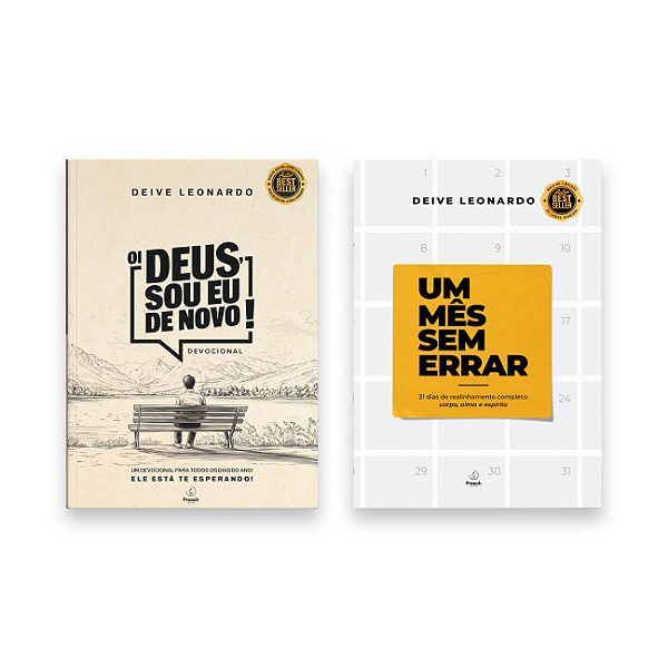 COMBO - "OI DEUS, SOU EU DE NOVO!" + "UM MÊS SEM ERRAR"