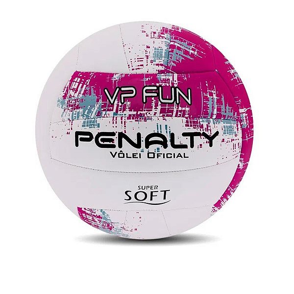 Bola De Volei Penalty VP Fun- Rosa/ Branco - Eclipse Sport
