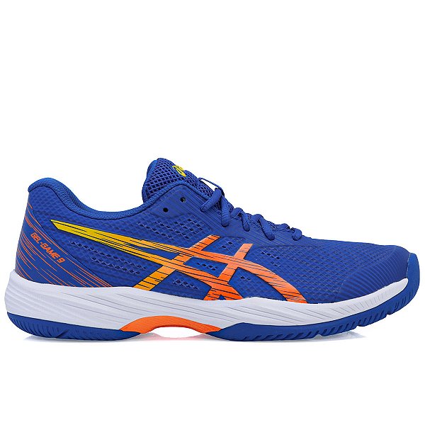 Tênis Asics Gel- Game 9 Azul/ Laranja