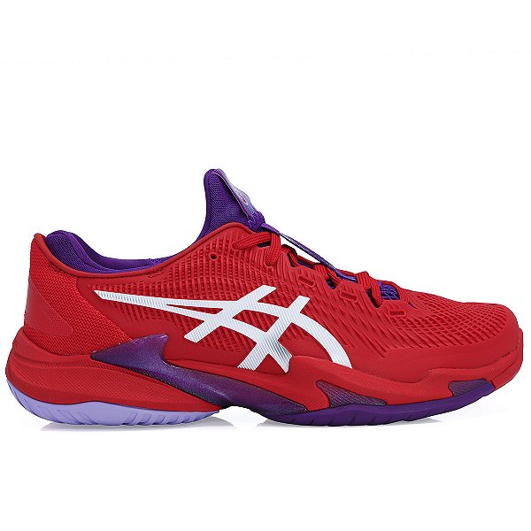 Tênis Asics Court FF 3 Novak Vermelho/ Roxo