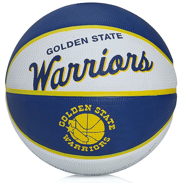 Bola De Basquete Wilson NBA Team Retro Mini GS Warriors
