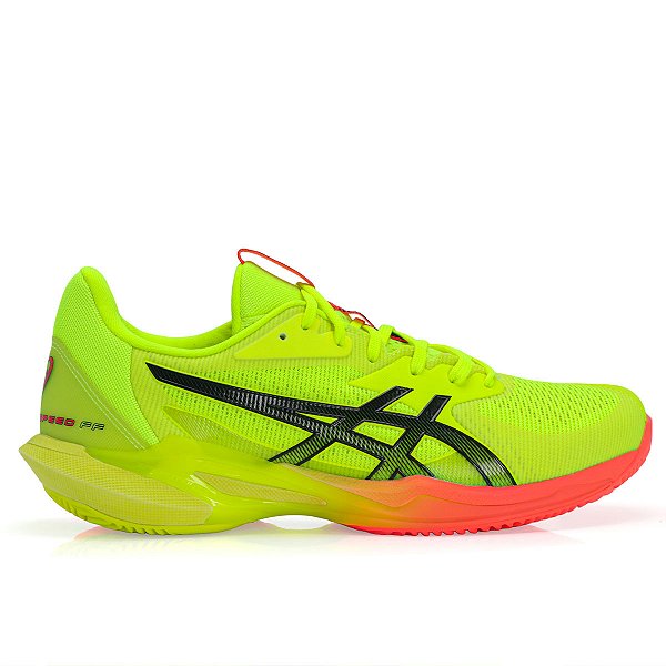Tênis Asics Solution Speed FF 3 Clay Paris Amarelo Neon