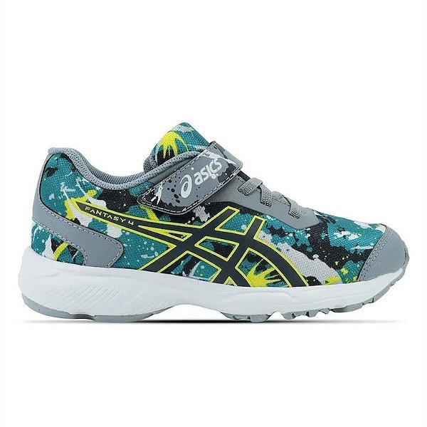 Tênis Asics Infantil Fantasy 4 Sheet Rock/Bright Yellow