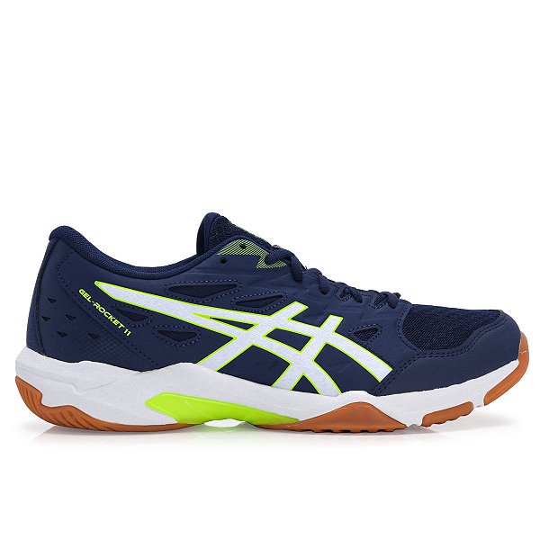 Tênis Asics Gel-Rocket 11 Blue Expanse/Safety Yellow