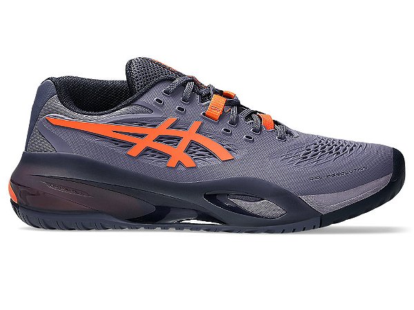 Tênis Asics Gel-Resolution X Greyish Purple/ Nova Orange